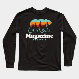 Magazine Mountain Hike Ozark National Forest Bear Long Sleeve T-Shirt